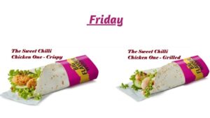 wrap of the day McDonald's Friday